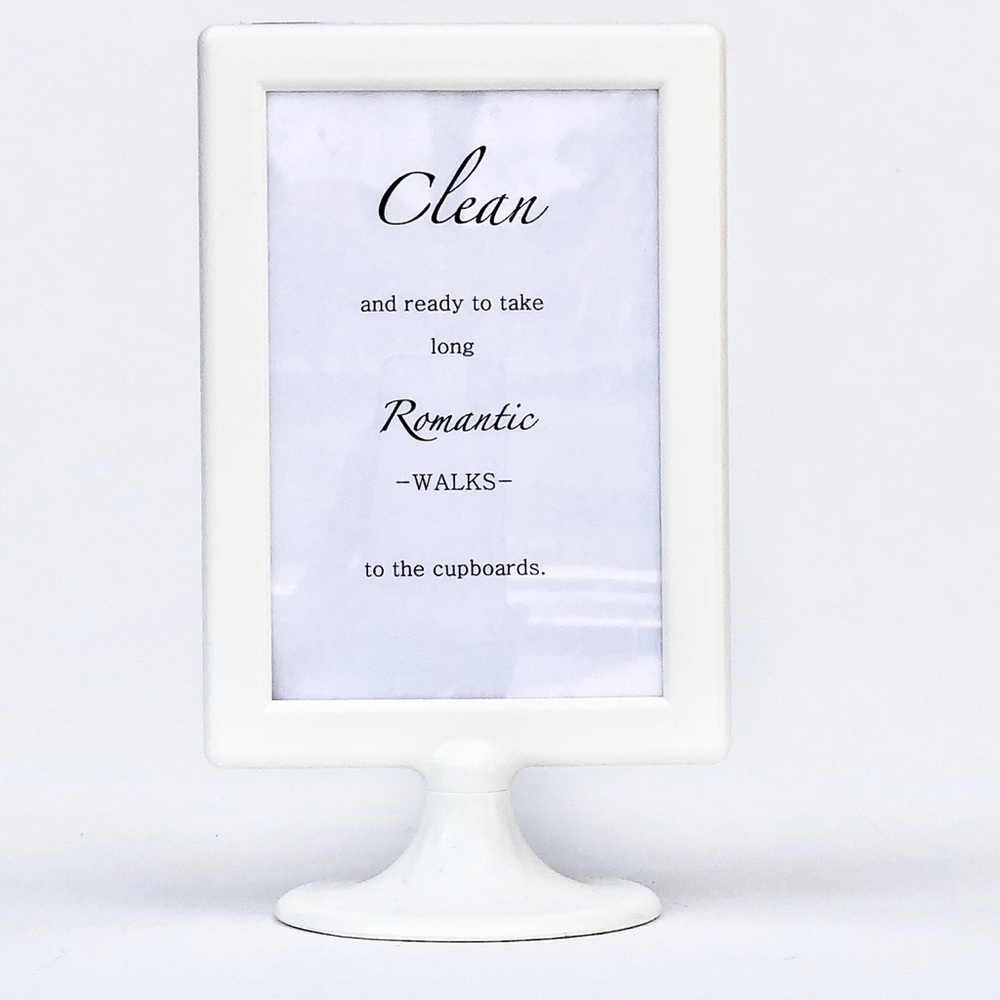 Reversible Dish Sign for your Kitchen